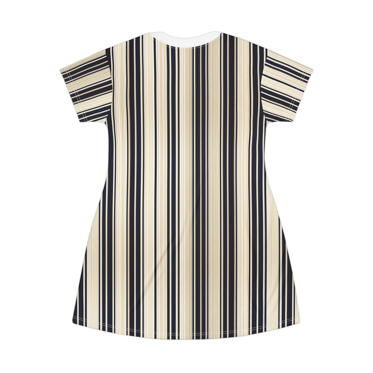 Aso Oke African-inspired Striped T-Shirt Dress